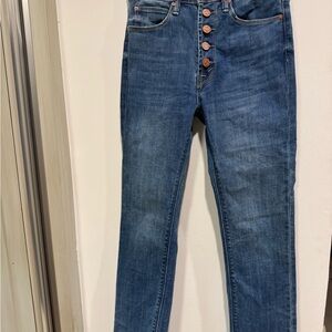 MOTHER High Rise Blue Jeans Versatile Style